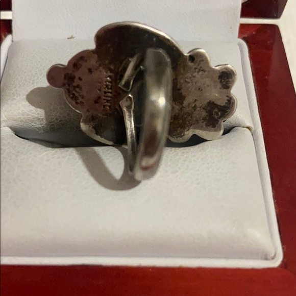 Sterling s tigers eye stone vintage Navajo ring - Picture 3 of 4